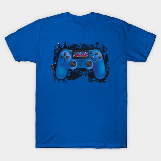Player T-Shirt by reyacevedoart